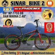 (Banyak Bonusnya) Sepeda Bmx Anak Laki-Laki 20 Inch Bmx Phoenix 7722