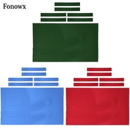 [AbabixaMY] Compact   Pool Table Cloth Felt & 6Pcs Strips for 9ft Snooker Pool Billiards  0.6mm Thic