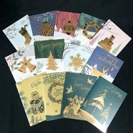 [GC 05] Xmas Greeting Card | Gift Card | Christmas Card | X'mas Card | 3D Gold Paper Crafted  | Season's Greetings