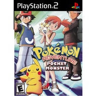 🔥PS2 CD DVD Games🔥 Game , Pokemon Adventure Pocket Monster (Dvd Game)