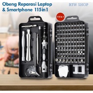 Taffware 115 in 1 Screwdriver Set Smartphone Laptop Repair Mini Precision Insulated Screwdriver Set 