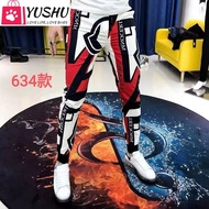 G&MN Brand Men Summer Casual Sports Pants Mens Elastic Fashion 3D Printing Long Pants