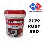 SEAMASTER Wall-Tex Matt Finish Emulsion Paint 1L For Interior Wall Surface Cat Dalaman 1Liter