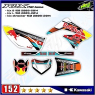Decal Sticker Striping Variasi Fullbody KLX 150 Lama 2009-2014 - Decal KLX L 150 Lama - Decal KLX S 