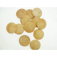 Round moon circle wood wooden coaster