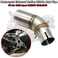 C600 C650GT Motorcycle Exhaust Muffler Middle Link Pipe Connect Slip On Connector Fit For BMW C 600 