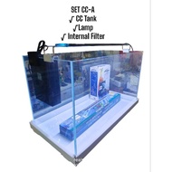 SET CC Aquarium Tank L60XW30XH36CM