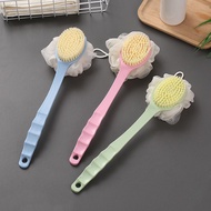 Sikat Punggung + Shower Puff 2in1 / Alat Bantu Pembersih Penggosok Badan 2 Sisi / Body Brush + Spons