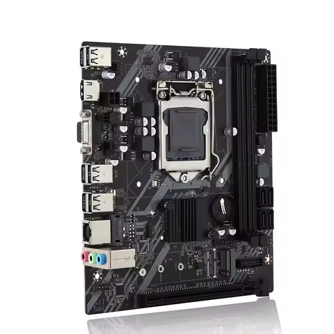 H61-S Desktop Motherboard Socket LGA 1155 for Intel Core i3 i5 i7 2*DDR3 Memory SATA2.0 PCIE 16G H61