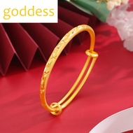 18K Saudi Gold Pawnable Push Pull Sky Star Bracelet