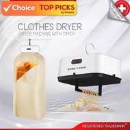 Swiss Thomas Fast Heating Portable Clothes Dryer with Adjustable Timer