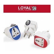 LOYAL LY-922SK over universal plug + neon switch over 3-pin plug