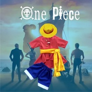 One Piece Pirate Luffy Cosplay Costume Free Luffy Hat