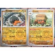 [KW2 Pokemon] [EN] Combo 2 Cards 051/086 Dwebble, 052/086 Crustle - BLKEN
