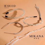 Mikana Metal Pearl Beads Headband Collection Hair Accessories For Women fashion korean free shipping sale japanese hairdress headdress clamp clip pin gift box