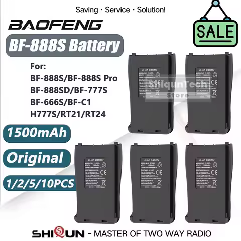 Original BF-888S Li-ion Battery BL-1 Recharegeable Battery Pack Replacement 3.7V For BF-666S H-777 B