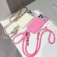 All-In-One Hook Soft Case With Dual-Purpose Lanyard Shock-Resistant Suitable For iPhone 17 16 15 14 