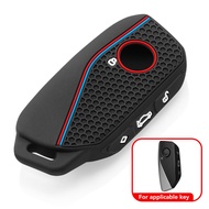 Silicone Case For BMW IX IM I5 M60 X5 X7 X6 7 Series X7 I7 IX 740LI Alcantara Car Remote Key Case Co