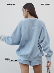 Akkara Studio - Frosty Set (ฟรอสตี้) ชุดเซตผ้าวอร์มขาสั้นดีเทลน่ารักมากใส่สบายสุดๆ