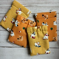Handmade flex frame / snap cute pouch