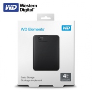 Western Digital 威騰 4TB WD Elements Portable 2.5吋 外接式硬碟 保固公司貨（WD-EMT-4TB）