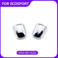 2 Pieces ABS Chrome Water Spray Nozzle Spray Paillette Decoration Light Cover Sticker for Ford Focus 2 3 4 Fiesta Kuga Ecosport