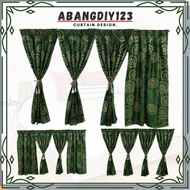 P19 Ready Made CurtainSiap Jahit Langsir,Langsir NAKO Moden, Tingkap Sekolah, Rumah Kampung Curtain Window Cheap&amp;Save