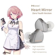 HZSOUND Heart Mirror Zero 10mm CNT Diaphragm In-ear Monitor 2Pin Connector Earphone HiFi Music Heads