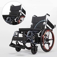 Fashionable Simplicity Wheelchairs Lightweight Portable Folding Electric Wheelchair More Comfortable And Breathable Safety Of Tourism Scooters For The Disabled And The Elderly Black Fold