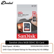 SanDisk Ultra 32GB SD SDHC Memory Flash Card UHS-I Class 10 Read Speed up to 48MB/s 320X SDSDUNB-032
