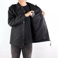 Jaket coach pria / jaket coach / jaket terlaris / jaket coach erigo polos black / Jaket coach polos