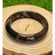 Alashan Agate Hard Bangle