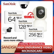 SanDisk การ์ดไมโครเอสดีสำหรับวิดีโอทนทานสูง C10 V30 U3 4K UHD สำหรับกล้องติดรถยนต์และตรวจสอบความปลอด
