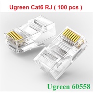 UGREEN Cat6 RJ45 Connector 100PCS – Ugreen 60558 Cat6 RJ45 Connector -  Cat6 Modular Plug