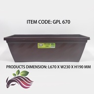[pots] gafri planter box GPL670 pasu plastik gardening vegetable buy 1 pot free 1 pack soil by LS gr