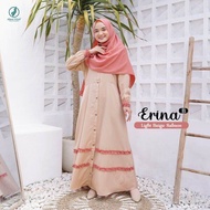 GAMIS ERINA B ALWA HIJAB TERBARU | Gamis Wanita Murah | Baju Gamis Jumbo