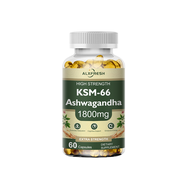 KSM-66 Ashwagandha Root Powder Extract Supplement - Stress Mood & Athletic Support | Anxiety Relief