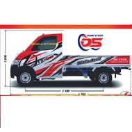 Stiker Striping Variasi Stiker Mobil Pickup Grandmax Stiker Custom