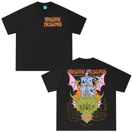Dragon Knight Theme Print T-Shirt From Imagine Dragons 2025 Concert Tour S-5XL-Music Festival Set
