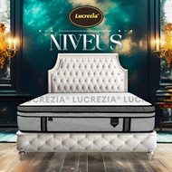 FREE SHIPPING Lucrezia Niveus 14" UK Technology Pocket Spring with Foam Box Mattress / Tilam
