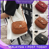 Beg Tangan Kecil Wanita, Beg Silang Bahu Tali Besi Perempuan / Woman Sling Shoulder Bag Leather Two 