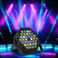 LED DJ Stage Lights Colorful Laser Disco Lamps Remote Control Projector Lamp RBG Commercial Party Lighting for Bar Club Birthday