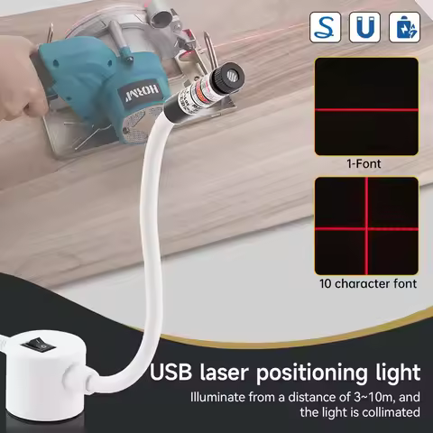 Sewing Laser Guide for Straight Stitching, Quilting Laser Positioning Light DC5V Dot/Line Magnetic A