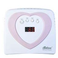 Nail Supplies Heart-Shaped 48W/60w Rechargeable Ultraviolet Luminous Diode Nail Drying Lamp