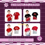 Children's Jersey T-shirt for the 80th Anniversary of the Republic of Indonesia 17 August Art 27-30 
