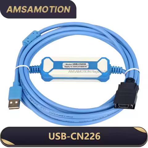 USB-CN226 Gold-plated Version Programming Cable Suitable for Omron PLC CS/CJ/CQM1H/CPM2C CJ1M CS1G C