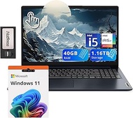 Lenovo IdeaPad 1i 15.6" FHD Touchscreen Laptop, Intel i5-1235U, 40GB RAM, 1.16TB Storage(1TB SSD+160