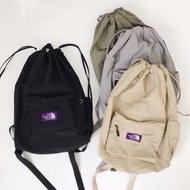 日本預訂 3色選 the north  face purple label 紫標 刺繡logo 索繩背包  雙肩包
