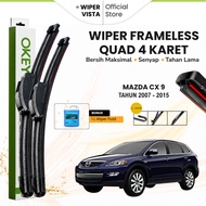 Mazda Cx-9 Wiper 2007-2015 Quad Car Windshield Free Fluid
