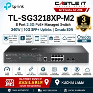 TP-Link TL-SG3218XP-M2 8 Port 2.5G PoE+ Managed Switch 240W 10G SFP+